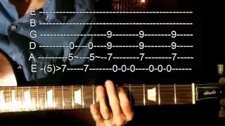 Learn 8 easy classic rock guitar riffs (with tab)