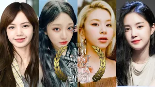 Every KPOP IDOLS in the TOP 100 Most Beautiful Faces of 2020