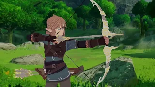 Archery training - Zelda and Link