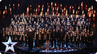 Welsh choir Côr Glanaethwy raise the roof | Semi-Final 1 | Britain's Got Talent 2015