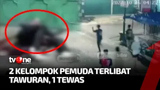 Dua Kelompok Pemuda Terlibat Tawuran di Tembung, 1 Tewas | Ragam Perkara tvOne