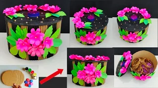 How to Reuse Cardboard/Cardboard Craft Idea/Home Decor/Reuse Waste Cardboard