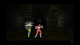 Extreme cartoon fights: Leonardo vs red ranger