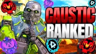 High Level Caustic Ranked Gameplay - Apex Legends (No Commentary)