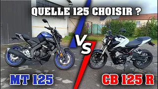 Honda CB125R vs Yamaha MT125 (guide d'achat)