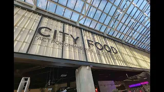 CITY FOOD. Фудкорт в Питере на Пионерской (в ТК "Сити  Молл"). Посетил там 5 кафешек. ОБЗОР.