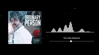 ORDINARY PERSON (Voice Only) - Leo | Thalapathy Vijay | Anirudh | No Background Music | Vocals Only