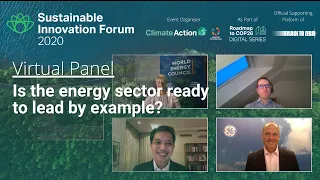 Is the energy sector ready to lead by example? | Sustainable Innovation Forum 2020