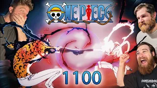 GEAR 5 LUFFY VS AWAKENED ROB LUCCI *ONE PIECE* Episode 1100 REACTION