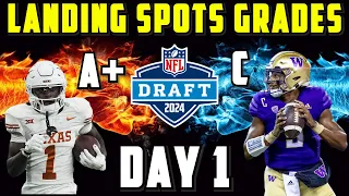 DAY 1 ROOKIE LANDING SPOT GRADES | 2024 Dynasty Fantasy Football