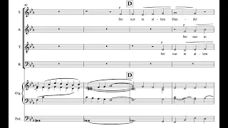 Geistliches Lied (J. Brahms) Score Animation