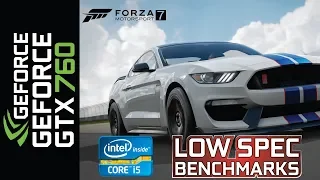 But can it run Forza Motorsport 7? GTX 760 | Q9550 @3.4GHz | 8GB DDR2