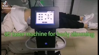 6D green laser for body slimming enjoy the treatment!