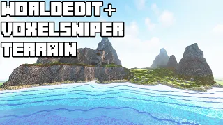 Create STUNNING Minecraft Terrain With WorldEdit And VoxelSniper