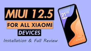 INSTALL MIUI 12.5 In Redmi Note 7/7S/7PRO/Note8 & In All Xiaomi Device | Without TWRP & Root 😯😯