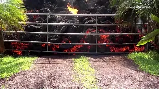 Watch Lava Destroy Everything In Its Path