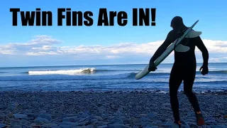 Twin Fins Are In | Surfing My New 5’8 Fish in Really Fun Surf