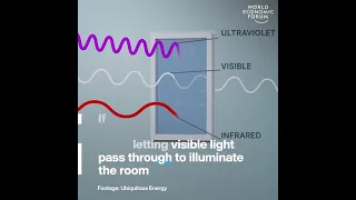 These windows are actually transparent solar panels