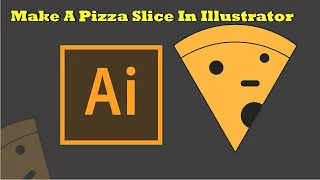 How to draw pizza slice with adobe illustrator