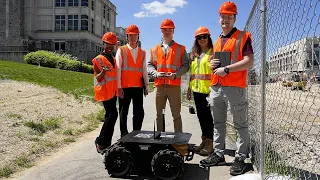 Undergraduate research at Virginia Tech focuses on multi-robot systems in construction