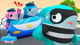 POLICE OFFICER SONG! BABY SHARK is a policeman! - Play Pretend for Kids - Baby Shark Song for Kids