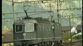 SBB Ae 6/6, Erstfeld 1990, TOP-Video Teil 1/3