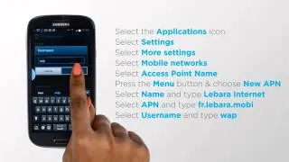French prepaid sim card (Lebara): How to install internet settings on Android (Samsung Galaxy S3)