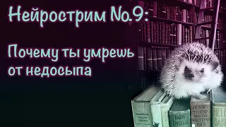 Нейрострим №9: Почему ты умрешь от недосыпа