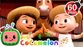 Vegetables on the Farm! | CoComelon Kids Songs & Nursery Rhymes