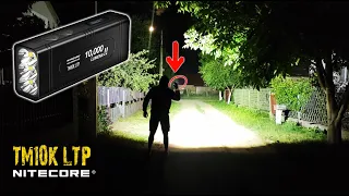 Самый мощный фонарь в мире Nitecore TM10K LTP/The most powerful flashlight in the world