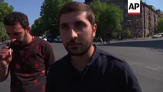 Protesters gather in Armenia after protest leader calls for general strike