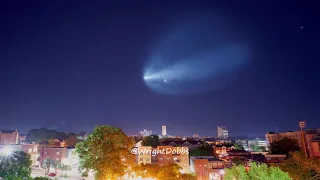 NASA and SpaceX Crew 2 Dragon launch as viewed from Tallahassee, Florida.