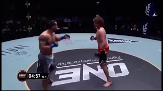 Ben Askren striking skills on display