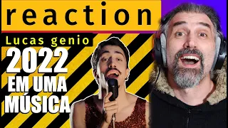 2022 EM UMA MÚSICA Lucas Inutilismo gringo REACTION