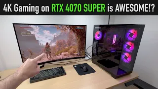 I used RTX 4070 SUPER to game at 4K for 2 weeks: Now I can't go back to 1440p