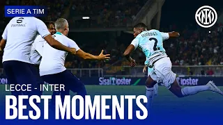 LECCE 1-2 INTER | BEST MOMENTS | Pitchside highlights 👀⚫🔵