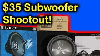 The best cheap car subwoofer on Amazon in 2023.