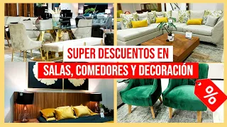 MITAD de PRECIO en MUEBLES para el HOGAR, SALAS, COMEDORES Y LAS DECORACIONES MÁS ELEGANTES en DICO