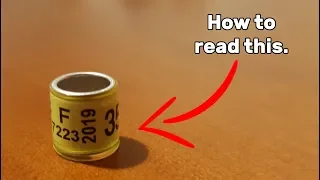 How to read a Pigeon's Ring