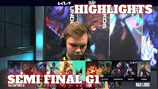 G2 vs MAD - Game 1 Highlights | Semi Finals LEC 2021 Spring Playoffs | G2 Esports vs Mad Lions G1