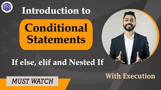 Lec-24: If else, elif in Python 🐍 | Nested If | Python for Beginners