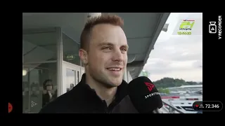 Laurens Vanthoor emotionales  Interview nach Unfall mit dem Grello beim 24h Rennen Nürburgring