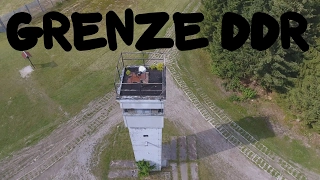 Grenzmuseum / Kolonnenweg / Wachturm / Sorge im Harz Juli 2016 / Luftaufnahmen Drohne