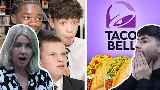 British Highschoolers try Taco Bell for the first time! British Family Reacts!