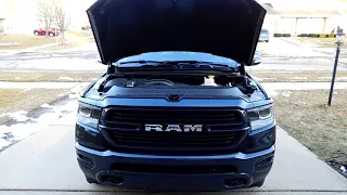 How to  install a Cold air intake K&N for You’re 2021 Dodge Ram 1500 Laramie