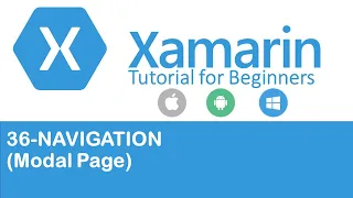 Xamarin Forms #36 Navigation: Modal Page