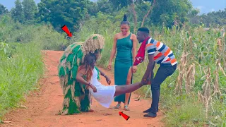 She Almost Fainted From the SCARE! |Bushman Prank| Scaring People!