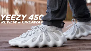 Adidas YEEZY 450 Cloud White REVIEW & GIVEAWAY