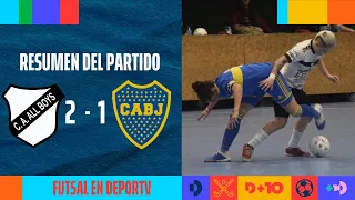 All Boys 2-1 Boca Juniors | RESUMEN | Semifinal | Copa Argentina Femenina 2023 | #FUTSALenDEPORTV