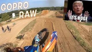 Dangerously Fast Laps Around Underground MX! Haiden Deegan GoPro Raw Two Stroke